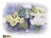 5 vase modern design with pillar candles