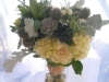 Bridal bouquet with mens boutonnieres at The Belvedere Mansion