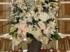 Victorian style escort card table setting in urn